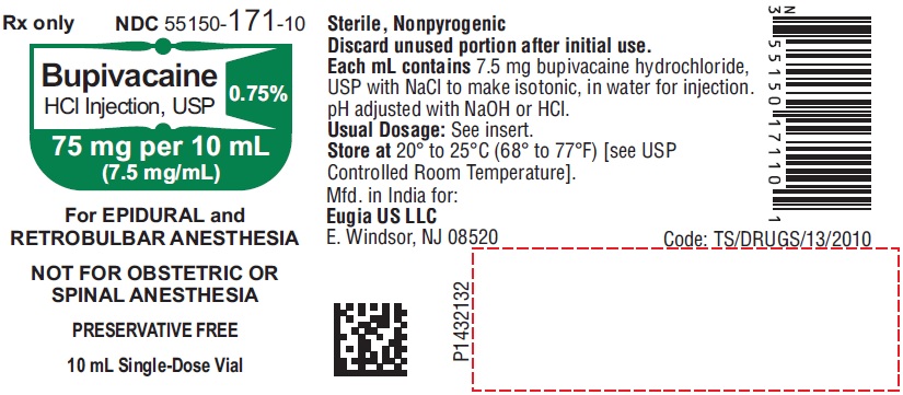 PACKAGE LABEL-PRINCIPAL DISPLAY PANEL - 0.75% 75 mg/10 mL (7.5 mg/mL) - 10 mL Container Label