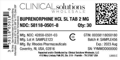 Buprenorphine SL 2mg tablet 30 ct blister card