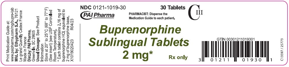 PRINCIPAL DISPLAY PANEL - 2 mg Sublingual Tablet 30-count Bottle Label