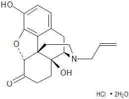 Chemical Structure - Naloxone Hydrochloride Dihydrate