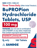 Bupropion Hydrochloride 100 mg Label