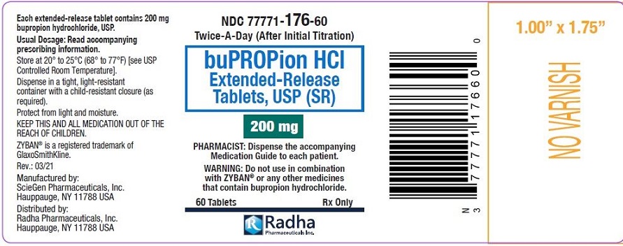 bupropion HCL 200 mg 60 Extended-Release Tablet, USP Labell