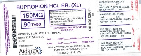 Bupropion Hydrochloridexl Xl | Bupropion Hydrochloride Tablet, Film Coated, Extended Release Breastfeeding