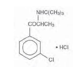 bupropion-hydrochloride-structure