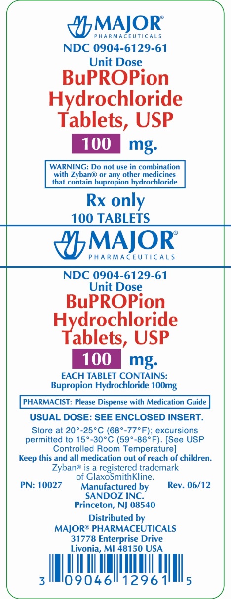 BuPROPion Hydrochloride Tablets, USP 100mg