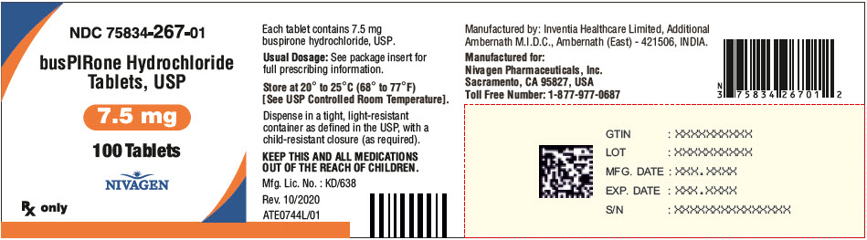 PRINCIPAL DISPLAY PANEL - 7.5 mg Tablet Bottle Label