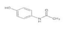  The following structural formula for Acetaminophen (4´-hydroxyacetanilide), is a non-opiate, non-salicylate analgesic and antipyretic of molecular weight 151.16.