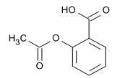 The following structural formula for Aspirin (benzoic acid, 2-(acetyloxy)-) is a nonsteroidal anti-inflammatory drug. 