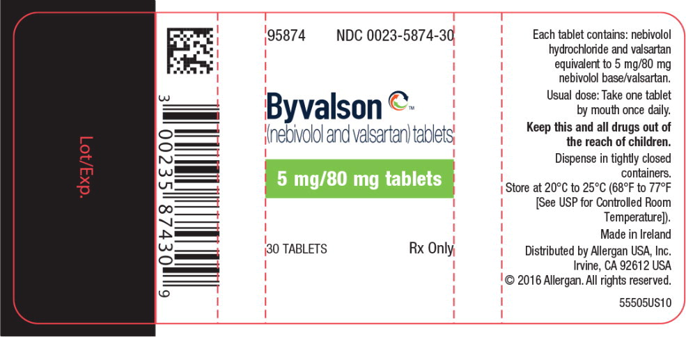 Principal Display Panel - 5 mg/80 mg Bottle Label