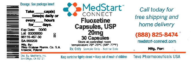 Fluoxetine capsules USP 20mg #30