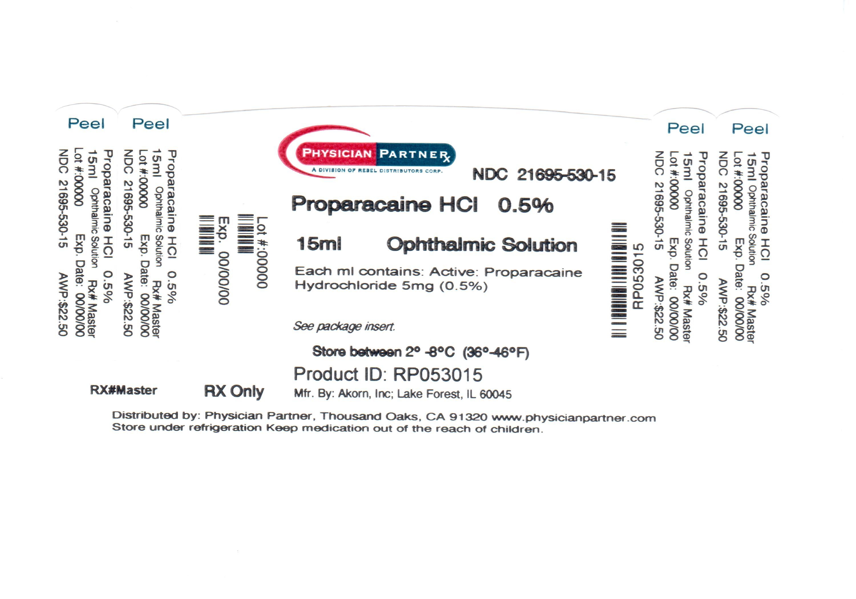 Proparacaine HCl 0.5%