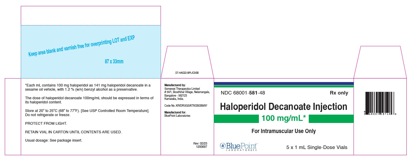 Carton Haloperidol Decanoate Injection 100 mg 