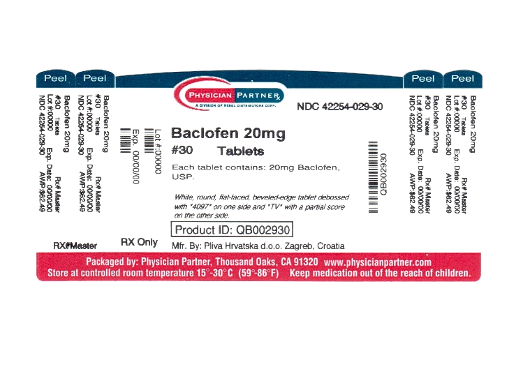 Baclofen 20mg