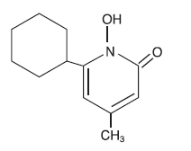 Chemical Structure for ciclopirox