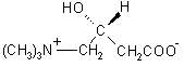 Levocarnitine Structural Formula