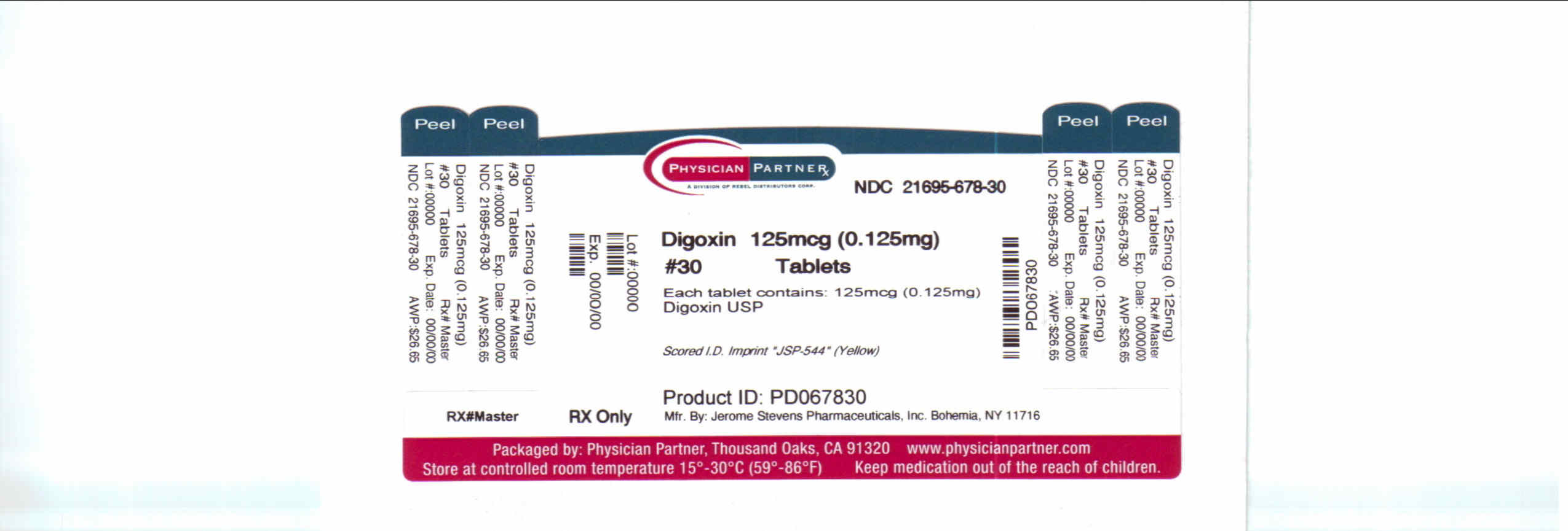 Digoxin 125mcg (0.125mg)