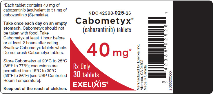 image of bottle label - 40 mg - 30 tablets