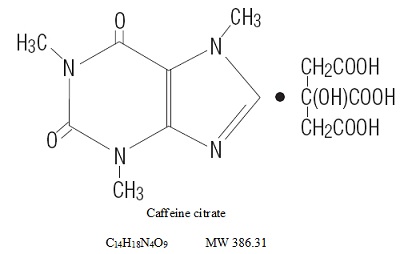 Caffeine Citrate Chemical Structure
