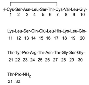 Calcitonin Salmon Structural Formula