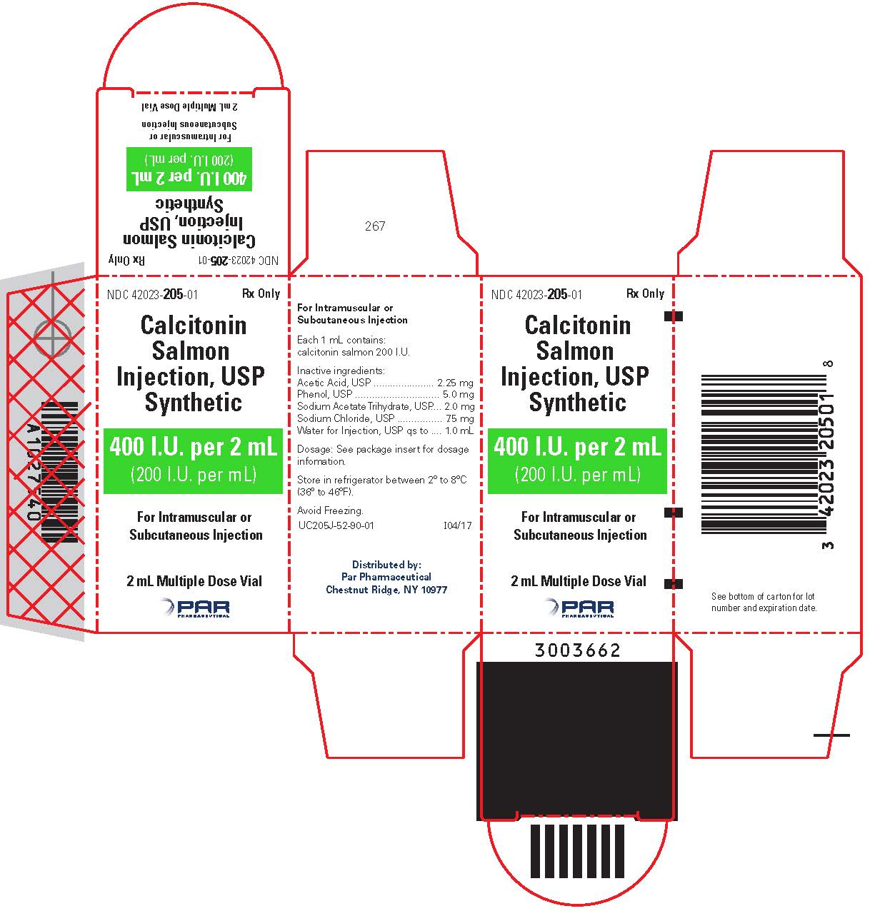 Calcitonin Salmon Injection - Carton