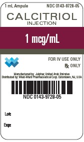 Calcitriol 1 mcg/mL Label