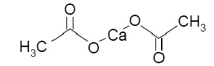 calcium acetate Chemical structure