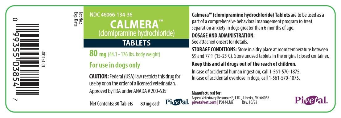 CALMERA 80 mg (44-176 lbs. body weight)