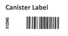 Canister Label