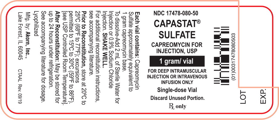 CAPASTAT SULFATE Carton Label
