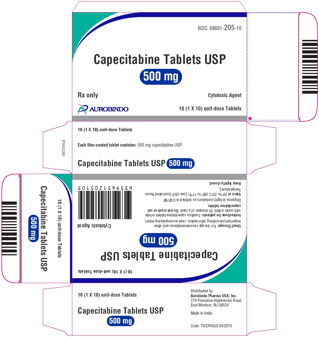 PACKAGE LABEL-PRINCIPAL DISPLAY PANEL - 500 mg Blister Carton (1 x 10 Unit-dose)