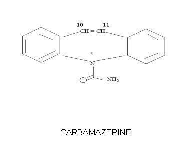 carbamazepine structure
