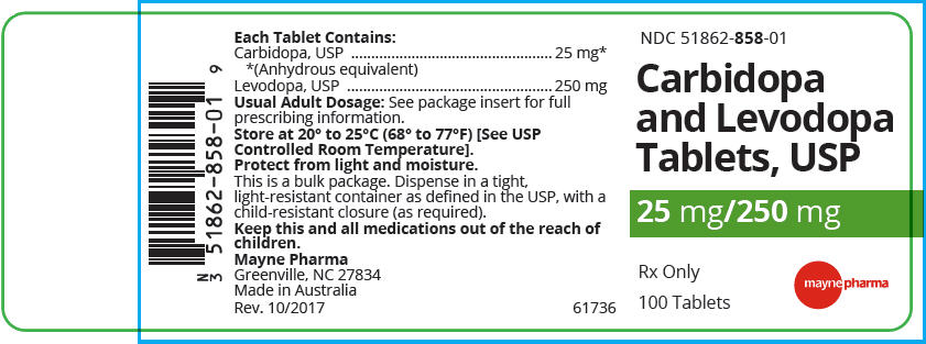 Principal Display Panel - 25 mg/250 mg Tablet Bottle Label