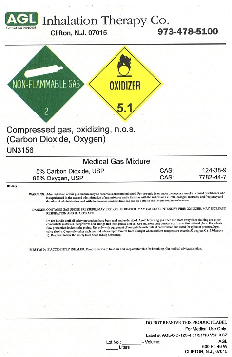 carbon dioxide oxygen ninety-five five