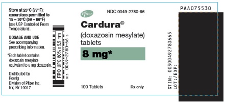 PRINCIPAL DISPLAY PANEL - 8 mg Tablet Bottle Label - 2780-66