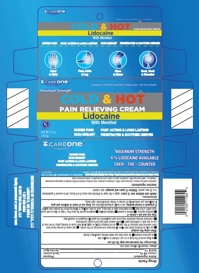 Hot And Cold Cream With Lidocaine- Ra Pain Relieving | Lidocaine Hcl And Menthol Cream while Breastfeeding