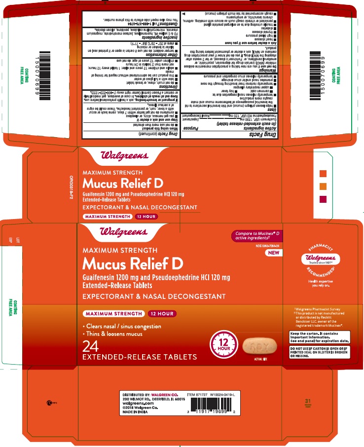 Mucus Relief D | Guaifenesin And Pseudoephedrine Hcl Tablet, Extended Release while Breastfeeding