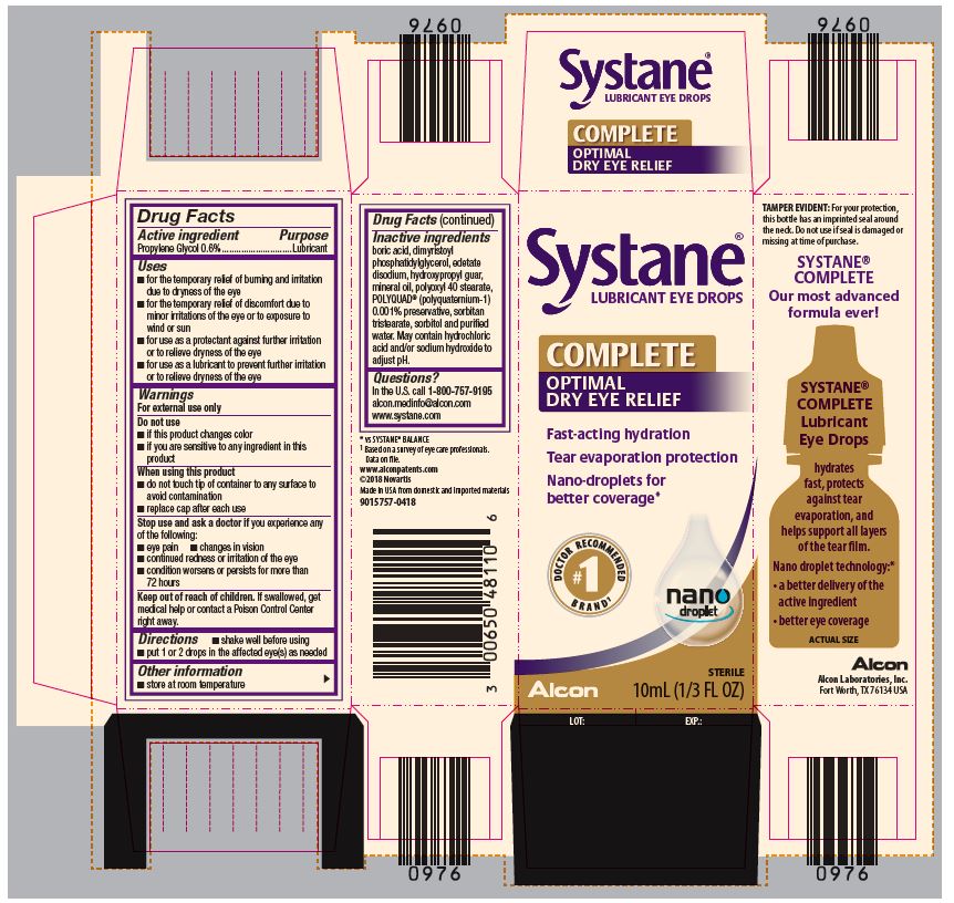 Systane COMPLETE Carton