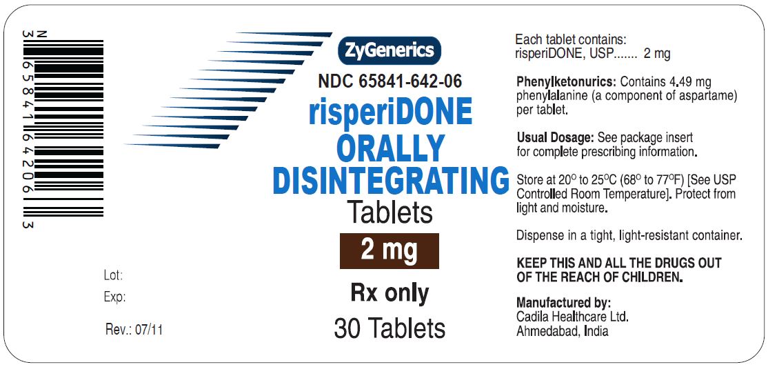 Risperidone Orally Disintegrating Tablets