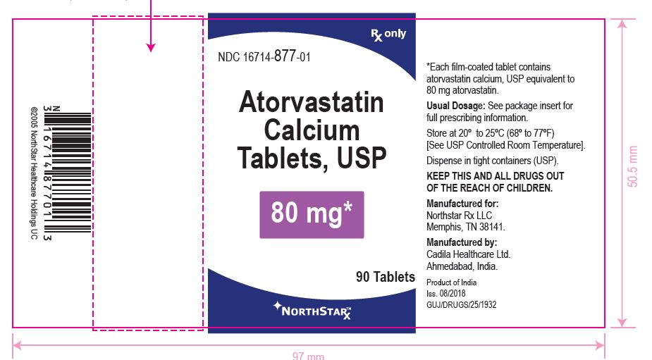 Atorvastatin Calcium Tablets, 80 mg