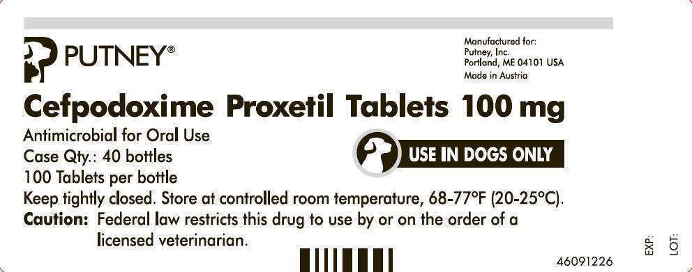 100 mg Tablet Shipper Label