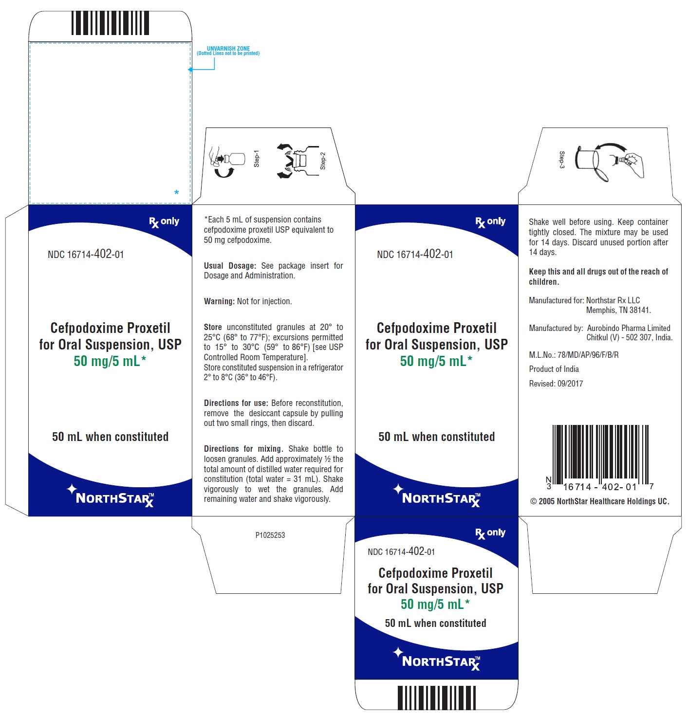 PACKAGE LABEL-PRINCIPAL DISPLAY PANEL - 50 mg/5 mL Carton Label