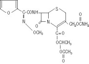 cefuroxime axetile molecular structure