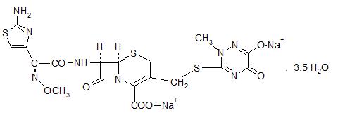 ceftriaxone sodium structural formula