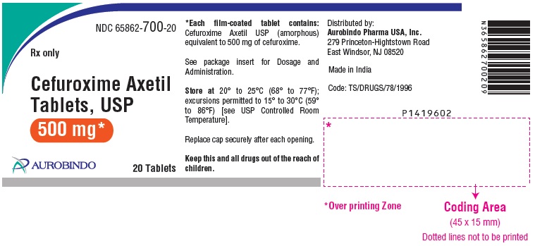 PACKAGE LABEL-PRINCIPAL DISPLAY PANEL -500 mg (20 Tablets Bottle)