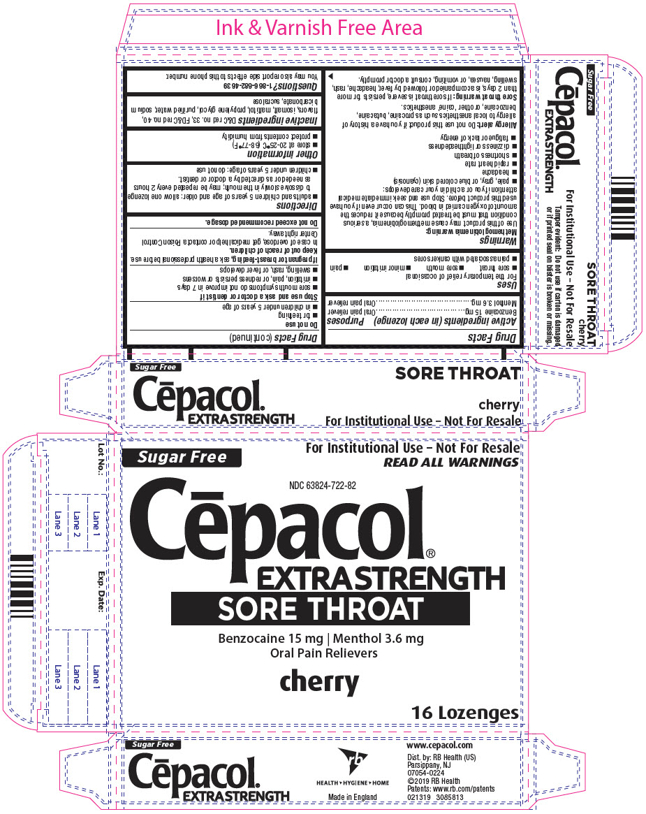 Cepacol Extra Strength Sore Throat Sugar Free Cherry | Benzocaine And Menthol Lozenge while Breastfeeding