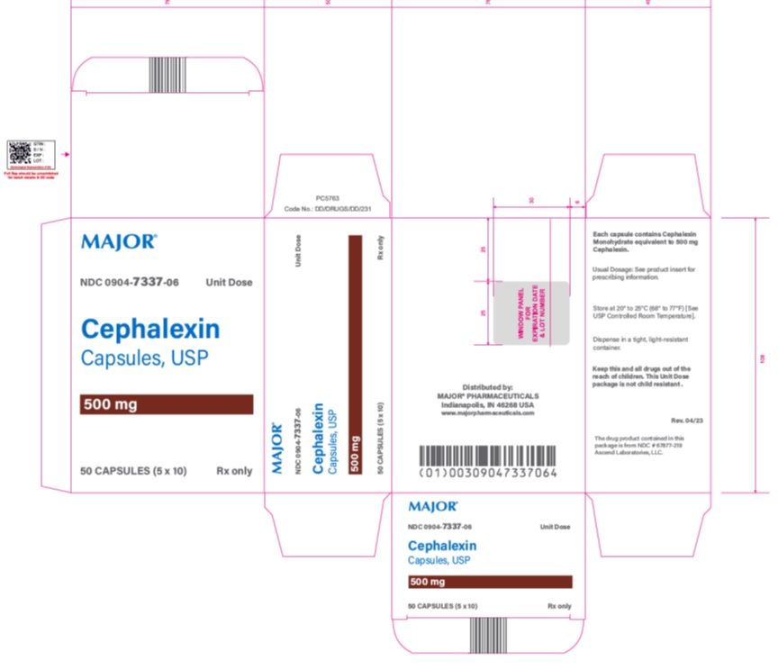 Cephalexin Carton Label