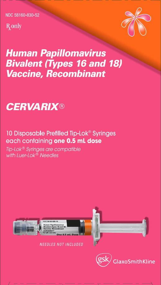 Cervarix syringe 10 count carton