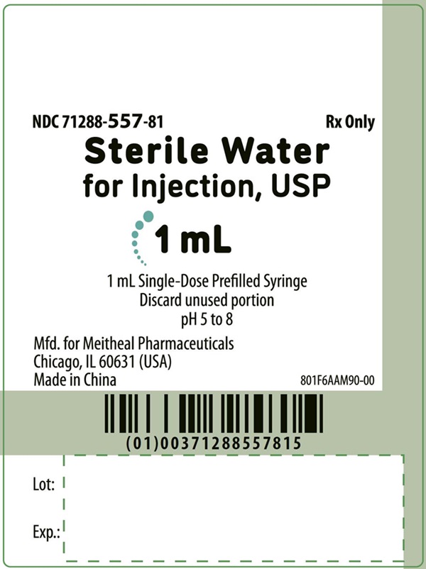PRINCIPAL DISPLAY PANEL – Cetrorelix Acetate for Injection 1 mL Diluent Syringe Label