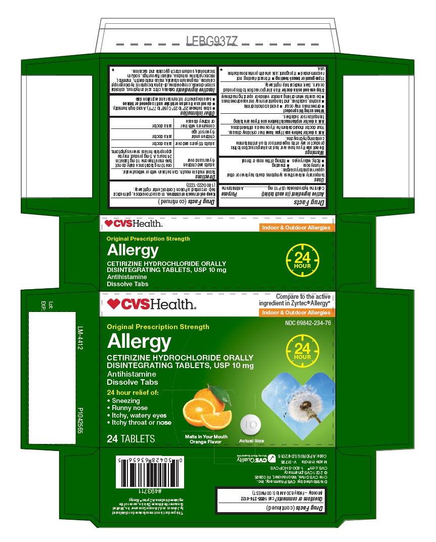 PACKAGE LABEL-PRINCIPAL DISPLAY PANEL -10 mg (12 Orally Disintegrating Tablets) Blister Carton