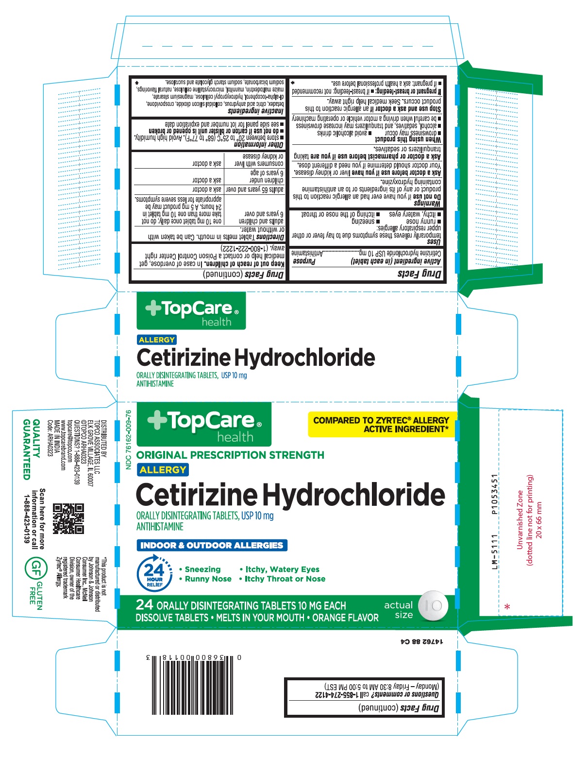 PACKAGE LABEL-PRINCIPAL DISPLAY PANEL -10 mg (24 Orally Disintegrating Tablets) Blister Carton
